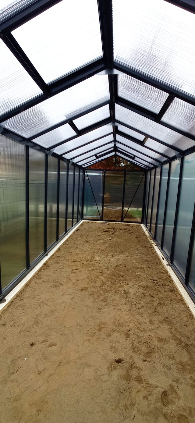 Construction de la serre