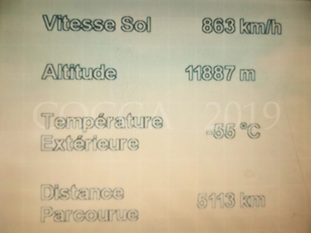 Durant le vol