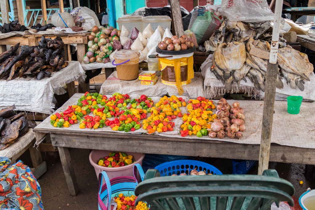 Marché de Lambaréné